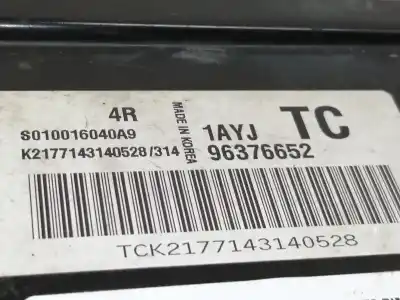 Second-hand car spare part ecu engine control for daewoo kalos (klas) 1.2 oem iam references 96376652  