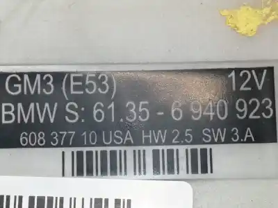 Pièce détachée automobile d'occasion module confort pour bmw x5 (e53) 3.0d références oem iam 6013106014 60837710 61356940923 / 6940923