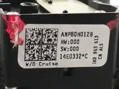 Second-hand car spare part indicator switch for seat leon (1p1) reference oem iam references 1k0953513  