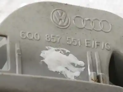 Second-hand car spare part right sunshade for seat leon (1p1) reference oem iam references 6q0857551e  