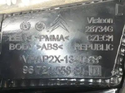 Second-hand car spare part interior left tailgate light for citroen c4 lim. seduction oem iam references 967215588001 vpap2x13405b 28734g