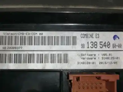 Second-hand car spare part multifunction display for citroen c4 cactus business oem iam references 9821714180  9813854080