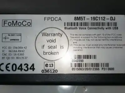 Second-hand car spare part electronic module for ford fiesta (cb1) ghia oem iam references 8m5t19c112dj ow3rx42 b5a115726 661aarx42 