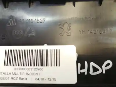 Автозапчасти б/у многофункциональный дисплей за peugeot rcz basis ссылки oem iam ym14210477  
