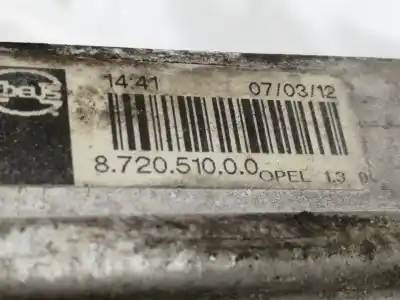 Peça sobressalente para automóvel em segunda mão intercooler por opel corsa e expression referências oem iam 55702194  872051000