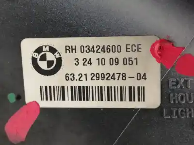 Second-hand car spare part right tailgate light for bmw x1 (e84) xdrive 20 d oem iam references rh03424600ece  