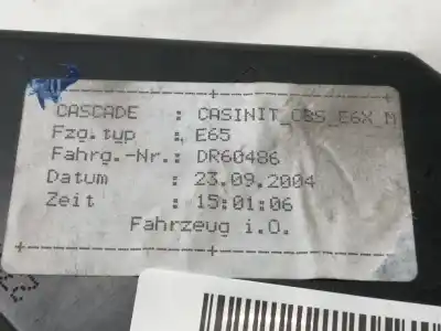 Second-hand car spare part ignition switch for bmw serie 7 (e65/e66) 730d oem iam references 61326942487  