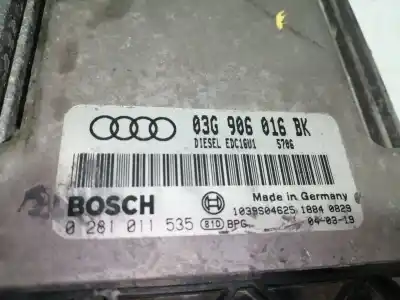 Автозапчасти б/у блок управления двигателем за audi a3 (8p) 2.0 tdi ссылки oem iam 03g906016bk 0281011535 1039s04625