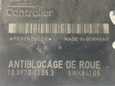 Pièce détachée automobile d'occasion abs (système anti-blocage des roues) pour peugeot 206 berlina 1.6 16v cat références oem iam 9641871180 10097011053 / 5wk84105 10020700024 / p5s2k28c30