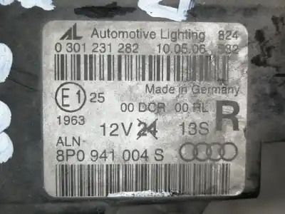 Gebrauchtes Autoersatzteil rechter scheinwerfer zum audi a3 sportback (8p) 2.0 tdi ambiente oem-iam-referenzen 8p0941004s 1307329154 / 10eeg060101 0301231282 / 8e0941329a