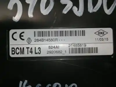 Second-hand car spare part electronic module for renault captur i (j5_, h5_) 0.9 tce 90 oem iam references 284b14580r bcmt4l3 / 29206821 / 21485819 23206661 / 23206791 / 2675974