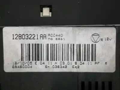 Second-hand car spare part heating / air conditioning control panel for saab 9-3 combi (e50) 1.9 d oem iam references 12803221aa 69460004 acc440