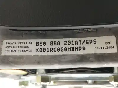 Автозапчастина б/у передня ліва подушка безопасности для audi a3 (8p) 1.6 fsi ambiente 116 cv / 85 kw посилання на oem iam  161708 / 001rc0hg0mbmp / 305169199032aa 06200402106438