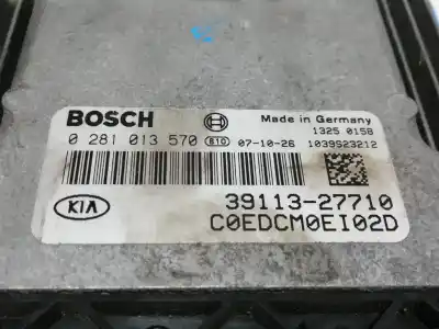 Second-hand car spare part ecu engine control for kia pro_cee´d emotion oem iam references 0281013570 3911327710 / 13250158 1039s23212