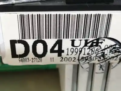 Peça sobressalente para automóvel em segunda mão quadrante por hyundai coupe (rd) 1.6 fx referências oem iam 9400327120 78806220 78816310