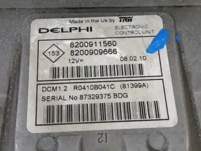 Second-hand car spare part ecu engine control for renault clio iii exception oem iam references 8200911560 8200909666 