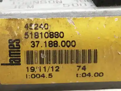 Second-hand car spare part driver left window regulator for fiat doblo active oem iam references 37188000 51810880 / 40080521 / 72027003 45240 electrico