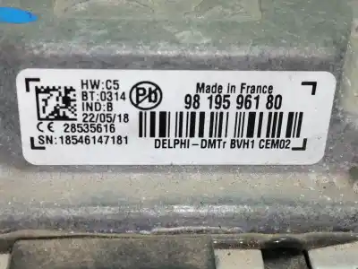 Second-hand car spare part ecu engine control for citroen c3 feel edition oem iam references 9819596180 28535616 18546147181