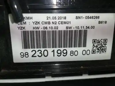 Peça sobressalente para automóvel em segunda mão quadrante por citroen c3 feel edition referências oem iam 982301998000  