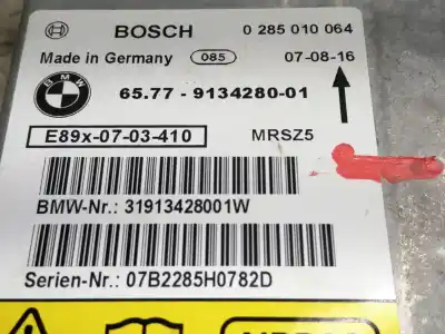 Peça sobressalente para automóvel em segunda mão centralina de airbag por bmw serie 1 berlina (e81/e87) 118d referências oem iam 0285010064 e89x0703410 31913428001w 07b2285h0782d 6577913428001 913428001