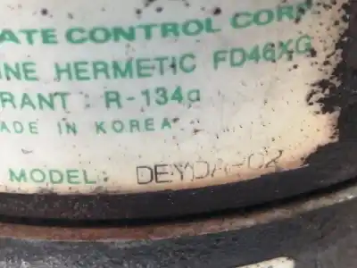 Second-hand car spare part air conditioning compressor for hyundai matrix (fc) 1.5 crdi oem iam references deyda02 fd46xg 1011
