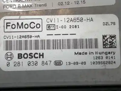 Автозапчасти б/у блок управления двигателем за ford b-max trend ссылки oem iam 0281030847 cv1112a650ha 1039s62824 12630141 