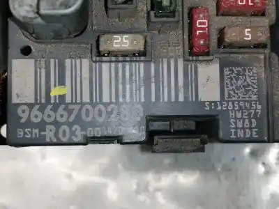 Pièce détachée automobile d'occasion boîtes à fusibles pour peugeot expert kasten furgón l1h1 références oem iam 9666700280  9636079380 bsmr03 bsm r03 12859456
