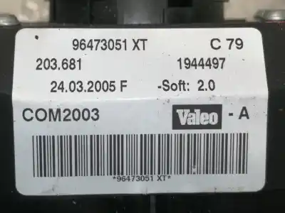 Peça sobressalente para automóvel em segunda mão comandos de alavanca por peugeot 407 st confort referências oem iam 96473051xt 61937007 281708 203681 1944497 61937007 281708