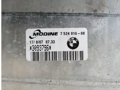 Peça sobressalente para automóvel em segunda mão intercooler por bmw serie 1 berlina (e81/e87) 118d referências oem iam 3093796 752491608 