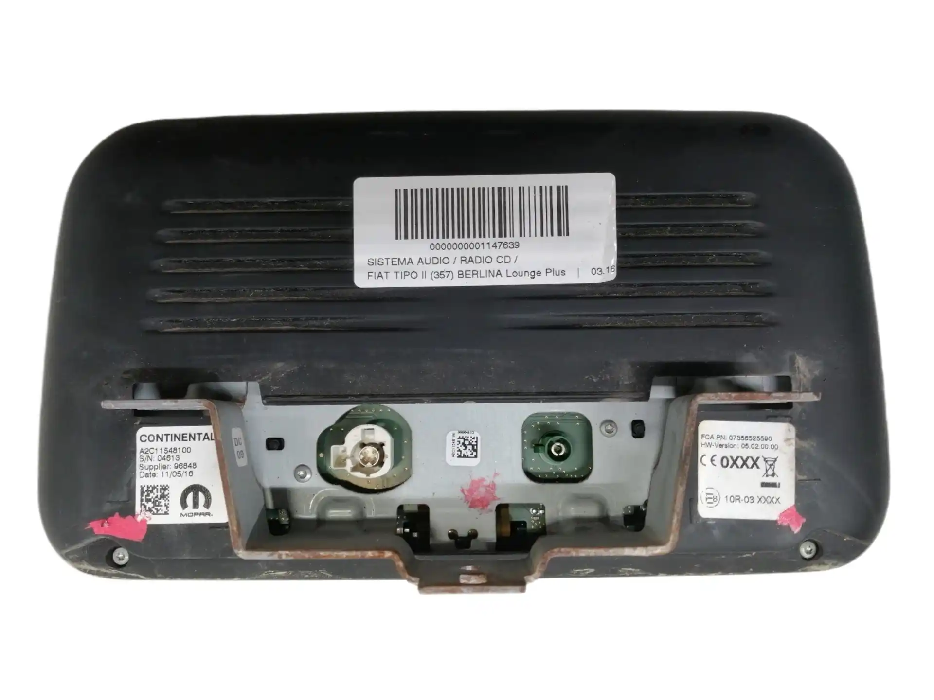 Radio para FIAT TIPO três volumes - Rodapeças <p>😞</p>