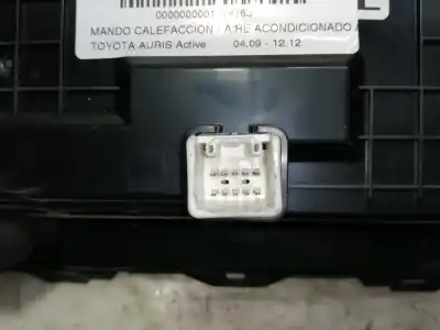 Peça sobressalente para automóvel em segunda mão comando de sofagem (chauffage / ar condicionado)  por toyota auris active referências oem iam 5590002300  