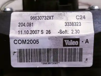 Second-hand car spare part multifunction switch for peugeot 207 confort oem iam references 96630732xt  