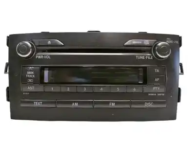 Peça sobressalente para automóvel em segunda mão sistema de áudio / rádio cd por toyota auris luna+ referências oem iam 8612002520