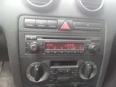 Second-hand car spare part audio system / radio cd for audi a3 (8p) 2.0 16v tfsi oem iam references 9184408351  8p0035186c