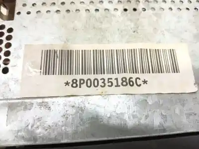 Second-hand car spare part audio system / radio cd for audi a3 (8p) 2.0 16v tfsi oem iam references 9184408351  8p0035186c