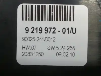 Peça sobressalente para automóvel em segunda mão comando de sofagem (chauffage / ar condicionado)  por bmw x5 (e70) xdrive30d referências oem iam 921997201u 6131920821801 502388 900252410012 20831250 11419110de 920821801 