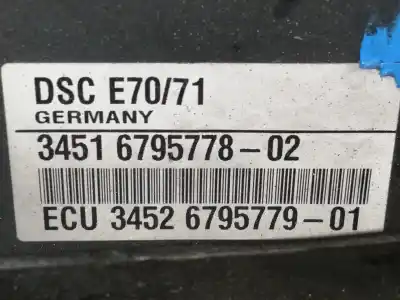 Peça sobressalente para automóvel em segunda mão abs por bmw x5 (e70) xdrive30d referências oem iam 0130108129 3451679577802 ecu3452679577901