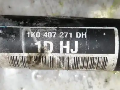 Second-hand car spare part front left transmission for audi a3 (8p) 1.6 fsi ambiente 116 cv / 85 kw oem iam references 1k0407271dh  1k0407271gg