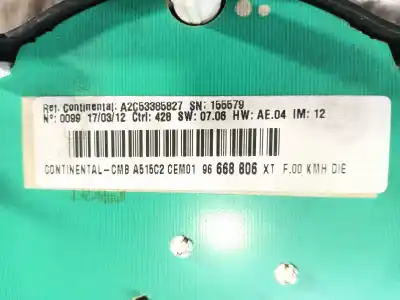 Автозапчастина б/у панель інструментів для citroen c3 selection посилання на oem iam a2c53385827 96668806xt 96668806
