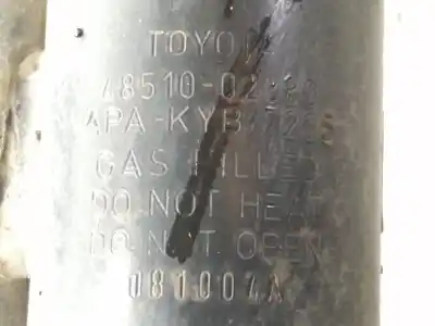 Peça sobressalente para automóvel em segunda mão amortecedor dianteiro direito por toyota auris 1.3 16v cat referências oem iam 4851002380 081004a apakyb7236 