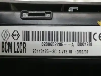 Second-hand car spare part fuse box unit for renault clio iii authentique oem iam references 8200652285a  216693907 00924980 281181253c bcml2cr