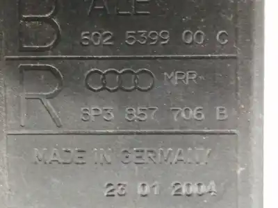 Автозапчастина б/у передній правий ремін безпеки для audi a3 (8p) 1.6 fsi ambiente 116 cv / 85 kw посилання на oem iam 8p3857706b 602134700 602539900c 