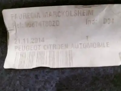 Second-hand car spare part parcel shelf for citroen c4 lim. business oem iam references 96874780zd  
