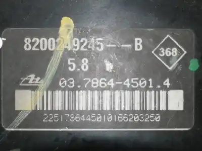 Автозапчастина б/у гальмівний серво для renault modus authentique посилання на oem iam 8200249245b 03786445014 