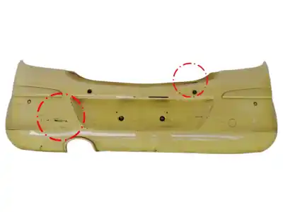 Pezzo di ricambio per auto di seconda mano PARAURTI POSTERIORE per OPEL CORSA D  Riferimenti OEM IAM 13242158  1404243