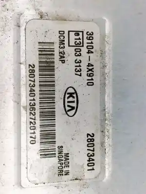 Second-hand car spare part ecu engine control for kia carnival 2.9 crdi vgt active oem iam references 391044x910  r0412c001g
