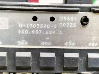 Pièce détachée automobile d'occasion boîtes à fusibles pour volkswagen golf vi (5k1) advance références oem iam 1k0937629a  