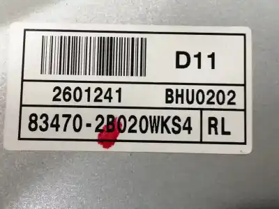 Автозапчасти б/у регулятор стекла заднего левого за hyundai santa fe (bm) 2.2 crdi cat ссылки oem iam 834702b020wks4 2601241 0909cm 400909 