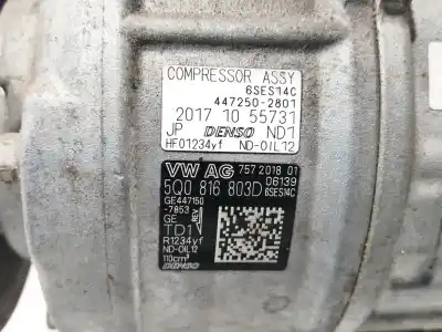 Автозапчастина б/у компресор кондиционера для seat leon (5f1) 1.2 tsi посилання на oem iam   