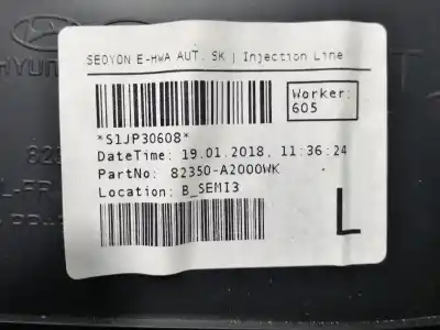 Second-hand car spare part left front door trim for kia ceed drive oem iam references 82350a2000wk  